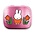 Nijntje (c) Minzfarbene Dose, Miffy-Tulpen, rosa