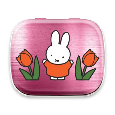 Nijntje (c) Mint tin miffy tulips pink
