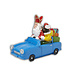 Typisch Hollands Sint und Piet im Auto mit Geschenken