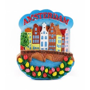 Typisch Hollands Magnet Amsterdam canal belt