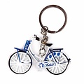 Matix Keychain - Bicycle - Delft blue