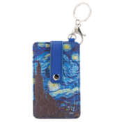 Typisch Hollands Kartenhalter-Schlüsselanhänger-Vincent van Gogh-Sternenhimmel