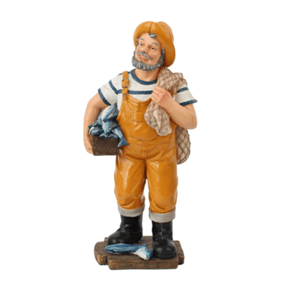 Stunning fisherman statue for Decor and Souvenirs 