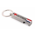 Matix Sleutelhanger opener I love Amsterdam tin