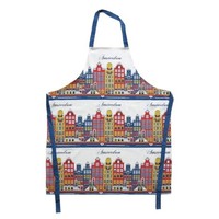 Typisch Hollands Keukenschort - Amsterdam - Gevels - Kleur