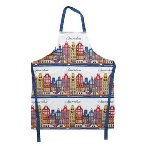 Typisch Hollands Küchenschürze - Amsterdam - Fassaden - Farbe