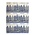 TTD Gifts Tea towel facades -Blue - Amsterdam