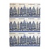 Typisch Hollands Tea towel facades -Blue - Amsterdam