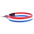 TTD Gifts Bracelet - Rubber - red/white/blue