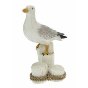 Typisch Hollands Meeuw op palen 10cm