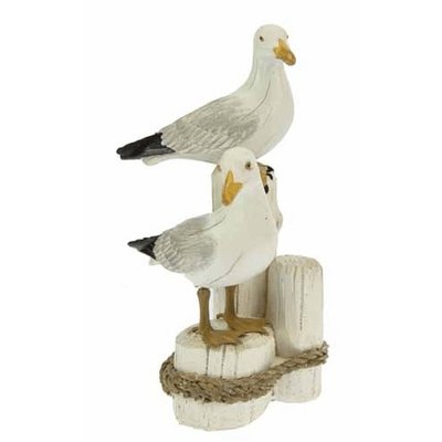 Typisch Hollands Seagull couple on posts 17 cm