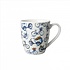 Heinen Delftware Small mug - Modern Delft blue - Bicycle all over print