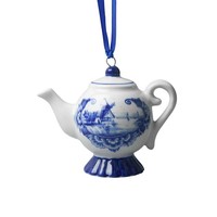 Heinen Delftware Kersthanger - Delfts blauw - Theepotje