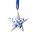 Heinen Delftware Christmas pendant - Holland - Delft blue poinsettia