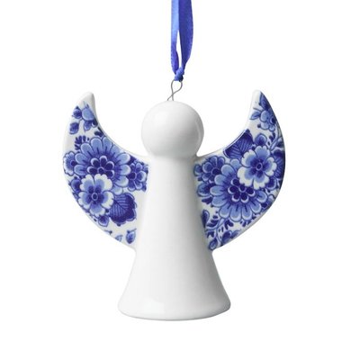 Heinen Delftware Angel Christmas pendant - Delft blue