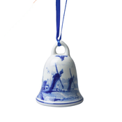 Heinen Delftware Weihnachtsglocke Windmühlen - Delfter Blau