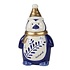 Typisch Hollands Weihnachtsdekoration - Pinguinhut Holland Blau Gold - 16 cm