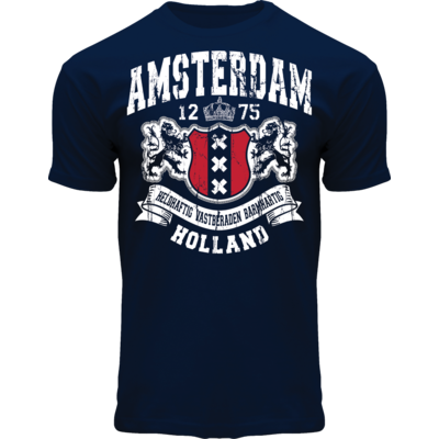 Holland fashion T-Shirt- Amsterdam - Holland Dark blue