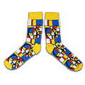 TTD Gifts Mondriaan Men's Socks - (Art collection)