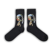 Holland sokken Vermeer`s Damensocken - (Kunstsammlung)