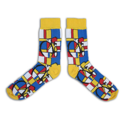 Holland sokken Mondriaan Herrensocken - (Kunstsammlung)