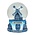 Typisch Hollands Snow globe Delft blue - mill - Large 8 cm