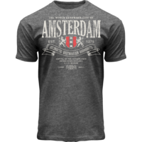 Holland fashion Amsterdam - T-Shirt - Superior (Jeans-Grau)