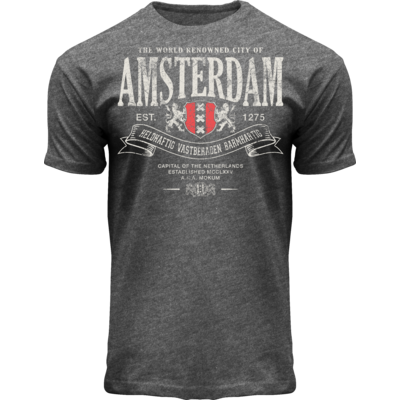 Holland fashion Amsterdam - t-Shirt - Superior (denim-grey)