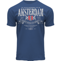 Holland fashion Amsterdam - t-Shirt - Superior (Denim blue)