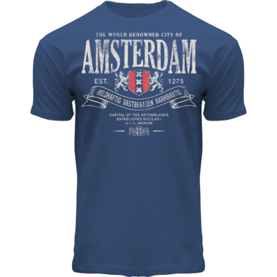 Holland fashion Amsterdam - t-Shirt - Superior (Denim blue)