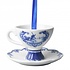 Heinen Delfts blauw Delft blue Christmas tree decoration (teacup pendant)