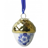 Heinen Delfts blauw Delfter blauer Weihnachtsbaumschmuck (Noot-Gold)