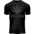 Holland fashion T-Shirt - Black - Terry - Amsterdam (cannabis)