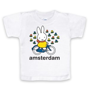 Nijntje (c) T-Shirt Nijntje op de fiets in Amsterdam