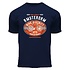 Fox Originals Kinder T-Shirt - Fiets - Blauw - Amsterdam bike district