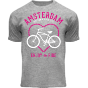 Holland fashion Children's T-Shirt - Bicycle - Sporty gray - Bike
