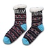 Holland sokken Fleece Comfort Socks - Facade Houses - Blue