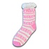 Holland sokken Fleece Comfort Socken - Facade Houses - Weiß-Pink
