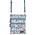 Robin Ruth Fashion Neck bag - Passport bag - Holland Flowers -blue