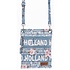 Robin Ruth Fashion Neck bag - Passport bag - Holland Flowers blue