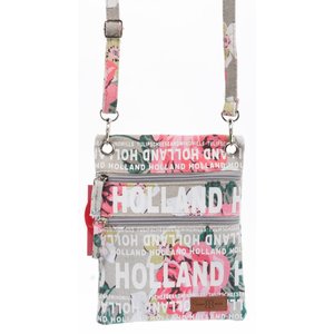 Robin Ruth Fashion Nektas - Passport bag - Holland Bloemen-beige