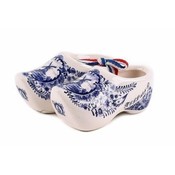 Typisch Hollands Delft blue clogs on ribbon 7 cm