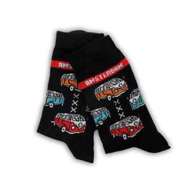 TTD Gifts Damensocken - Amsterdam - VW-Busse Größe 35-41