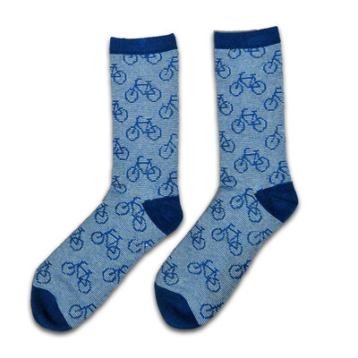 Holland sokken Heren-sokken - Fietsen - blauw (maat 41-46)