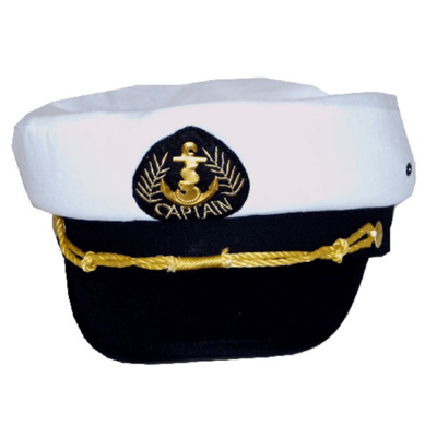 Typisch Hollands Captain cap adults white