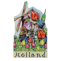 Typisch Hollands Magnet Holland - Mühle - Landwirtpaar