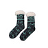 TTD Gifts Fleece Comfort Socken - Radfahren - Blau - Türkis