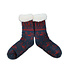 TTD Gifts Fleece Comfortsokken - Fietsen - Blauw - Rood