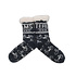 Holland sokken Fleece Comfort Socken - Radsport - Blau - Weiß