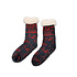 TTD Gifts Fleece Comfortsokken - Fietsen - Blauw - Rood